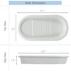 EIKS Ceramics Grater Plate for Ginger Garlic Wasabi Daikon Fruits