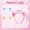 VARKAGE Pack of 3 Cat Ears Headband Children, Cat Headband