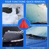 TATAPO 4 Pack Magical Ice Scrapers for Car Windshield, Round