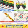 Teacher Appreciation Ribbon 6 Rolls with Stickers & Scissors