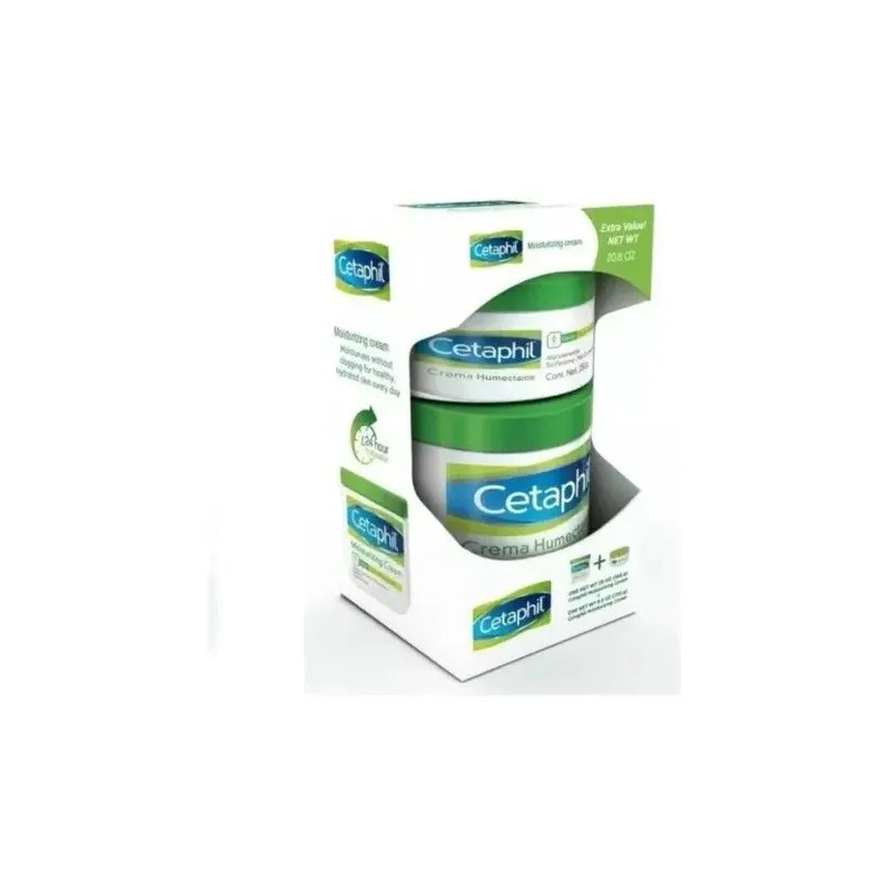 Cetaphil, Paquete Crema Humectante 566g + 250g (piel Seca)