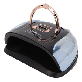 256W Uv Led Esmalte de Uñas Curado Led Uv Secador de Uñas Luz de Curado con 57 Perlas de Lámpara, Esmalte de Uñas para Lámparas de Curado de Uñas con de 4 Temporizadores (Azul)