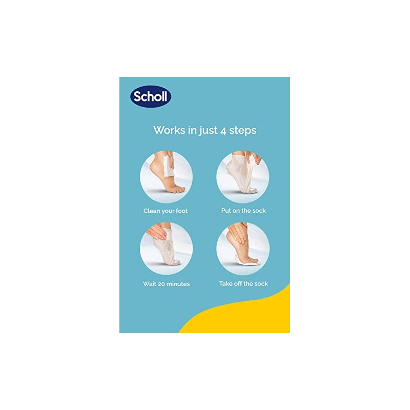 Scholl Foot Mask Intensive Treatment, Pack of 6