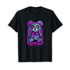 Patchwork Teddy Bear Design Creepy Cute Emo Gothic Horror T-Shirt