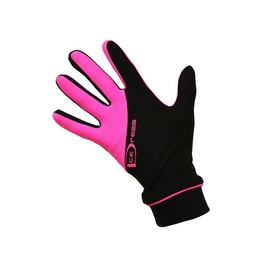 IceDress Two Color Thermal Figure Skating Gloves Sport (Black and Hot Pink) (CL (10-12)