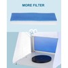 Anesty Airbrush Spray Booth with Bright LED Lights Turn Table