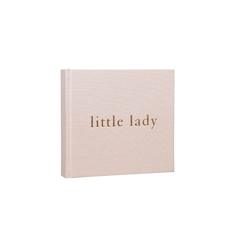 Home Inspirations Bambino Blush Pink Linen Photo Album - Little