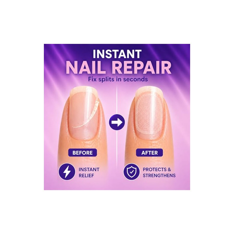 1 x 32 Nail Save Patches ~ Temporary protection for