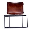 cuero Melton Leather Stool Side Stich Classical Side Stich Stool