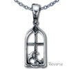 NAUTORA Cross, Anchor and Dove Addiction Recovery Support Pendant in