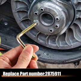 X AUTOHAUX 3 Pcs Clutch Drive Belt Removal Tool 2875911 Clutch Belt Change Tool