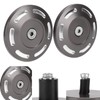 Pair Motorcycle Frame Hole Cover Aluminium Alloy Replacement for S1000XR