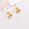 Earring Clip Backs Clip-on Converter Components Findings with Post for