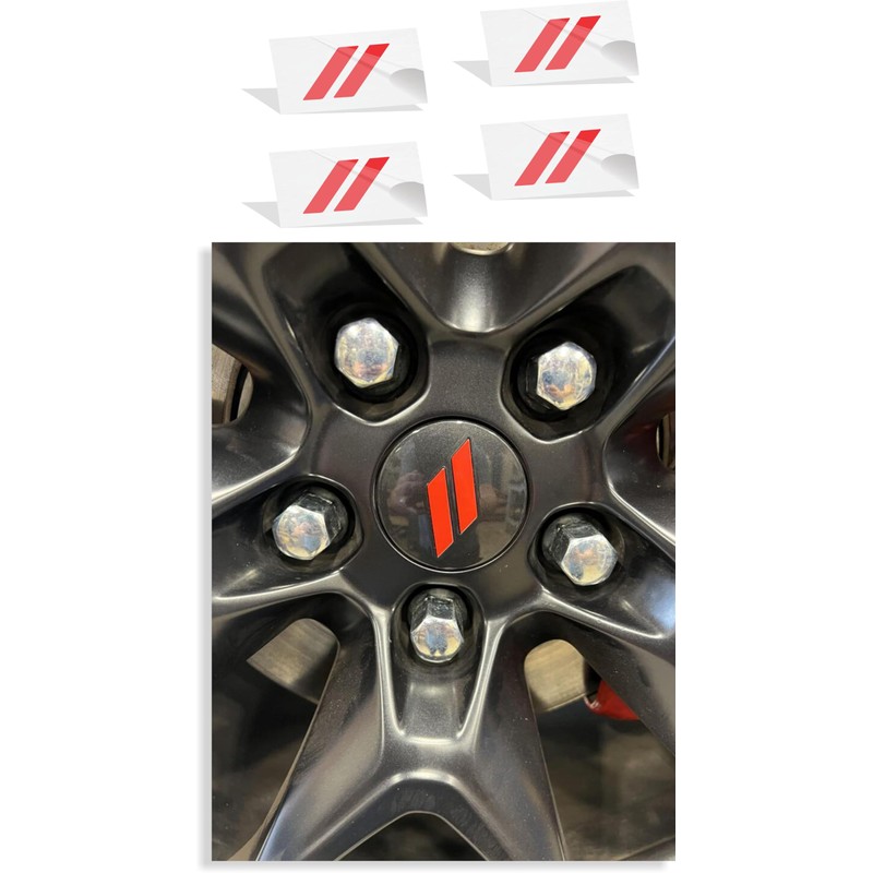Reflective Concepts Hash Rhombus Center Cap Overlay Decals- 2017-2023 Charger