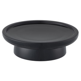 Kodachi Takatsuki (Half Pair) Offering Stand, Buddhist Altar, Grave Visit, Bon Festival, Black, Size: Approx. 3.7 x 3.7 x 1.2 inches (95 x 95 x 30 mm), Material: [Body] ABS [Surface Treatment],