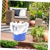 BESPORTBLE Rain Barrel Mesh Cover Outdoor Bucket Cover Polyester Bug