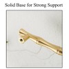 TopHomer Model B, 6Pcs Gold Brass Bamboo Knob, Zinc Alloy