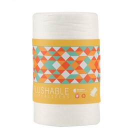 100pcs/roll Bamboo Unscented Nappy Liners Disposable Cloth Nappy Liners Soft