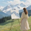 64" Aluminum Telescoping Display Easel, Adjustable Easel Stand for Sign,