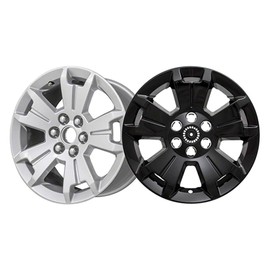 Elite Auto Chrome Gloss Black 5 Spoke 17' Wheel Skins fit for Chevy Colorado LT 2015-2021