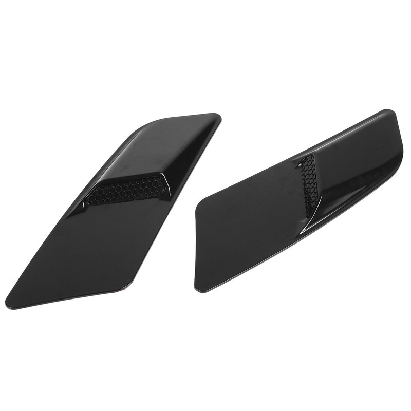 2 Pcs Engine Bonnet Air Vent Cover Front Bonnet Decoration