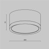 MAYTONI DECORATIVE LIGHTING Ceiling Spotlight Hoop Black IP 20 GX53