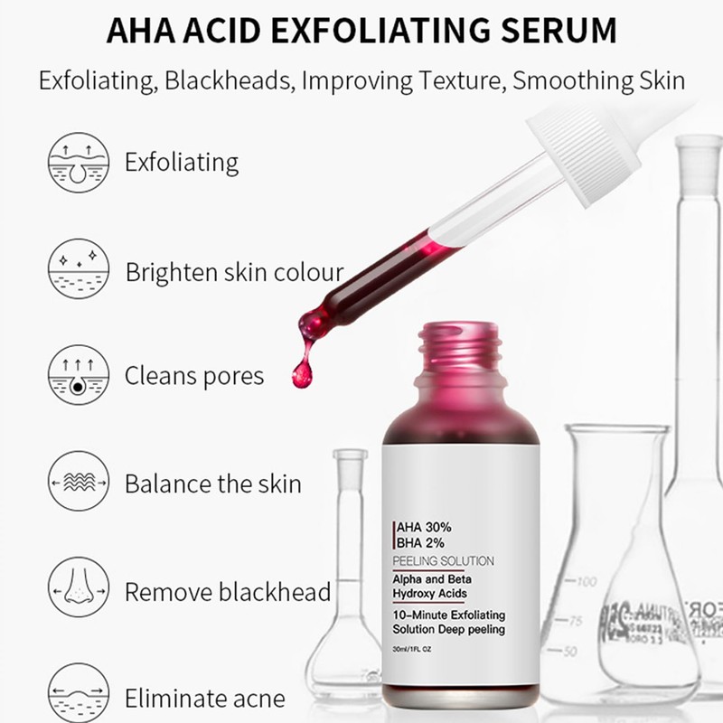 AHA 30% + BHA 2% Peeling Solution, Exfoliating Solution AHA