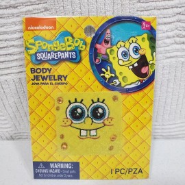 Costumes USA 2 NEW SpongeBob Squarepants Body Jewelry Raised Gems Ages 4+ Non Toxic Adhesive