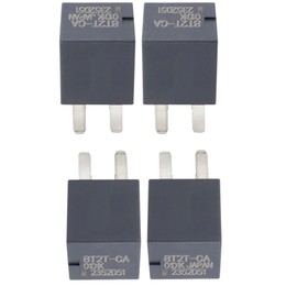 HiSport Relay T2T-CA 8T2T-0101K-CA 12VDC 20A 4PIN Automotive Plug-in Type Relay Compatible with Ford, Lincoln, 4PCS