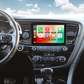 9'' Android 13 Car Stereo Compatible for Kia Optima K5 2011 2012 2013 2014 2015 Touch Screen Car Radio Carplay and Android Auto with WiFi GPS Navigation Steering Wheel Control + Backup Camera