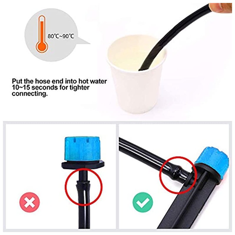 Msdada Drip Irrigation Kit, 25m