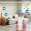 DEWENWILS Smart Plug 5-Outlet Set, 2 Remotes, 1800W, for Holiday