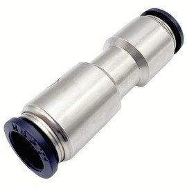 Lophtnix Pneumatic Push to Connect Fitting Check Valve 1/4" OD x 1/4" OD One-way Valve Pack of 2