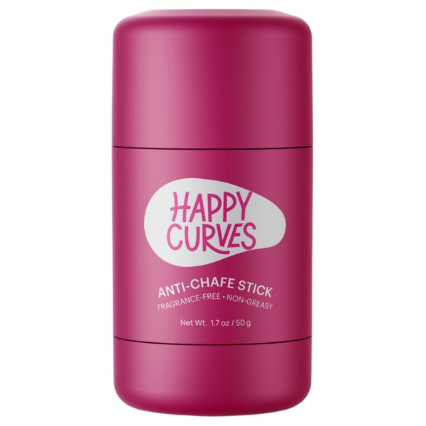 HAPPY CURVES Anti-Chafe Stick - Chafing and Friction Defense for
