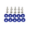 10-Piece M6 Car Fender Washer and Bolt Set for Bumper,