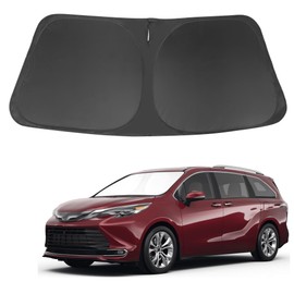Windshield Sun Shade Fit for 2021 2022 2023 2024 Toyota Sienna Mini Van Accessories Front Window Sunshade Keep Your Car Cooler