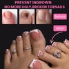 Wider Long Square Toe Nail Tips Full Cover with Glue,
