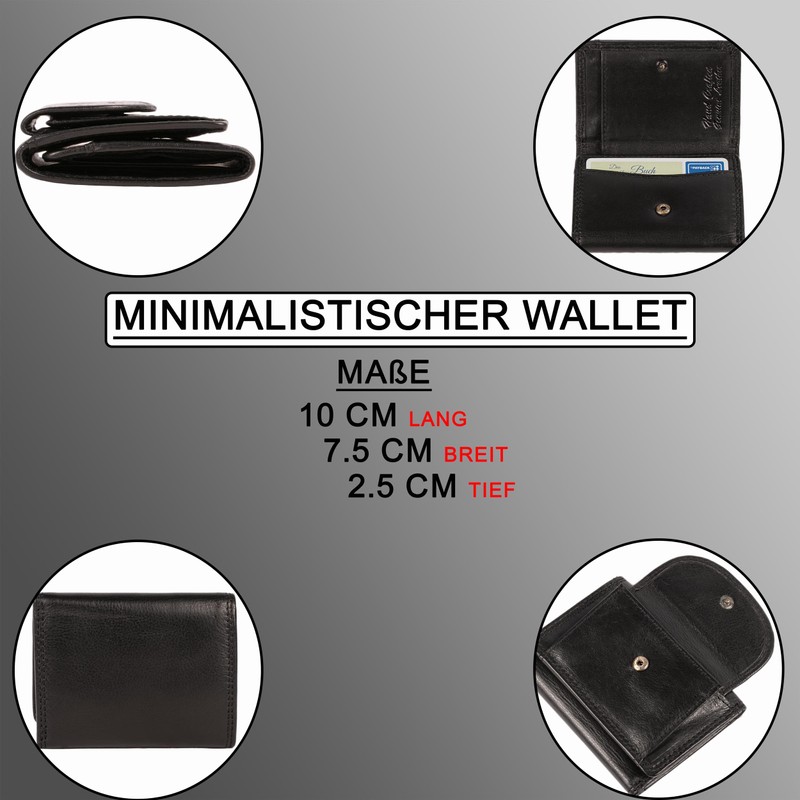 MATADOR 556 Small Mini Purse, black, coin purse