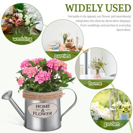 Ciieeo 3pcs Tin Watering Can Vases for Centerpieces Mini Pots Mini Metal Buckets Retro Pot Bucket Plants Watering Pot Watering Can Pot Watering Tool Watering Cans Jug