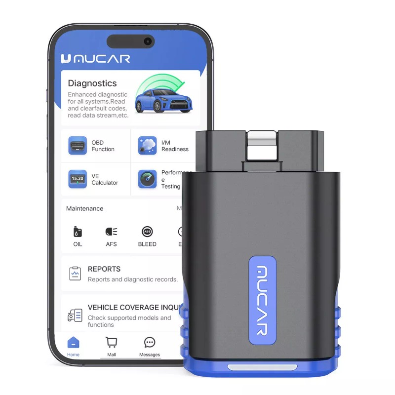MUCAR DriverScan Auto OBD2 Scanner Bi-directional Scan Tool Full System