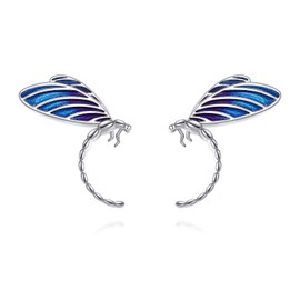 Duck/Dog/Penguin/Chicken/Highland Cow/Ladybug/Crab/Bee/Owl/Octopus/Bat/Dragonfly Earrings 925 Sterling Silver Paw Print Stud Earrings Cute Animal Jewelry Gifts For Women Friend, Normal, Sterling