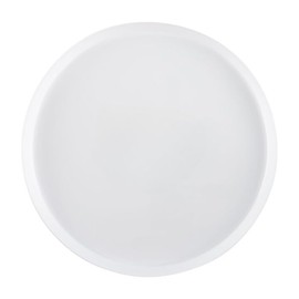 10" Transparent White Plastic Plates – Elegant, Disposable, Versatile Plates for Everyday Use, Parties, Desserts, and Special Occasions – BPA-Free, Easy to Clean, and Stylish Tableware (70)