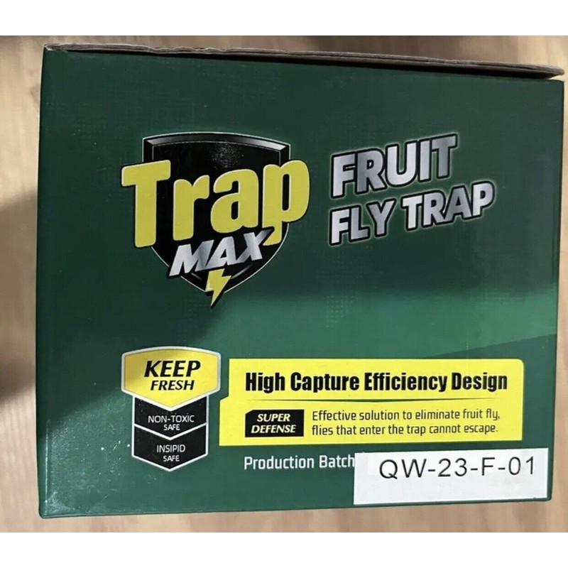 TrapMax 2 Frog Shape Fruit Fly Traps for Indoors with