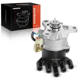 A-Premium Ignition Distributor with Cap and Rotor Compatible with Honda Prelude 1988 1989 1990 1991, 2.0L 2.1L