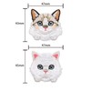 SSYSSY Embroidery Patch Iron-On Dual Purpose Type Cartoon Cat 2