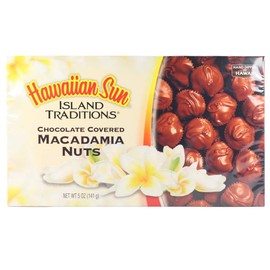 Hawaiian Sun Chocolate Covered Macadamia Nuts - 5 Oz