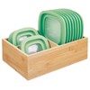 mDesign Bamboo Kitchen Accessory