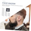 Hemoton 100pcs Razor Blade Manual Face Razor Barbershop Face Razor