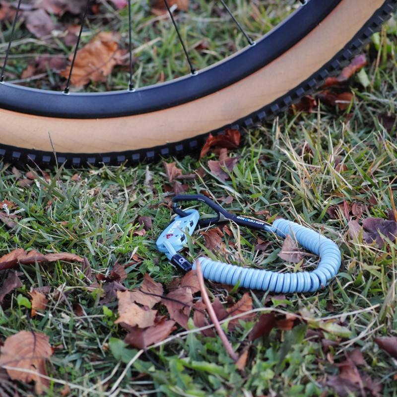 CROPS Q-BIRO Compact Bike Lock Cable, 6 ft, Black —