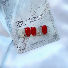 Dara Beauty July Art of the MonthFull Color Ice Nails❣ - Nail Glue / 다라뷰티 7월 이달의아트풀컬러 얼음네일❣ - 네일글루